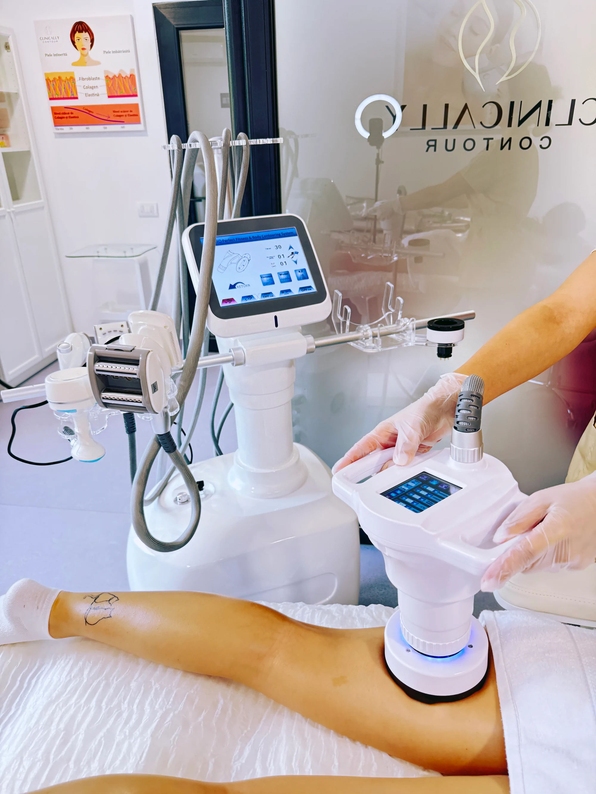 Tratament V10 Contour Med pe picior la Clinically Contour